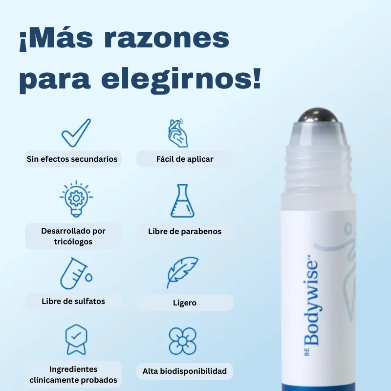 Bellaria - Sérum Avanzado Roll-On para el Crecimiento del Cabello Be Bodywise