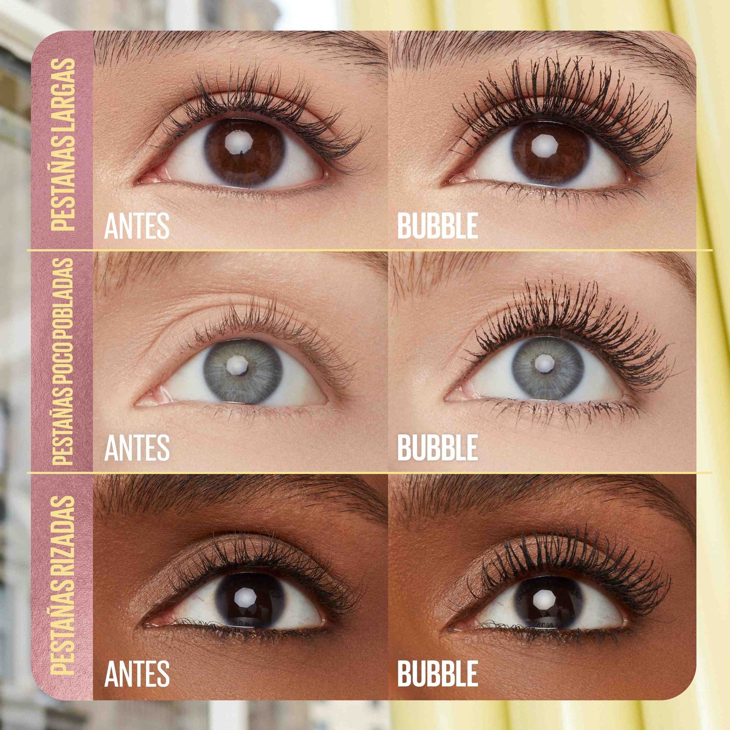 Bellaria - Máscara de Pestañas Colossal Bubble de Maybelline