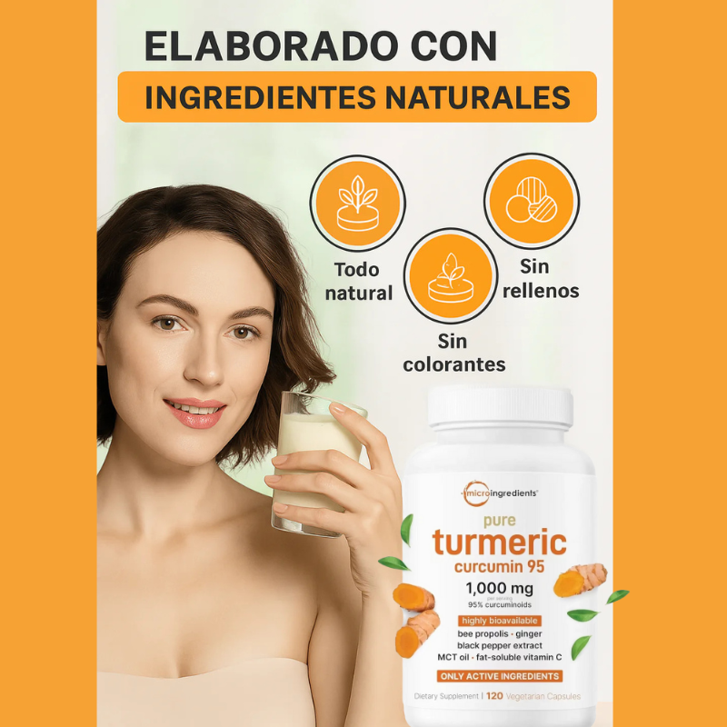 Bellaria - Cúrcuma con Curcumina Micro Ingredients