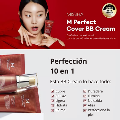 Bellaria - Crema BB M Perfect Cover SPF 42 PA+++ (50 ml)