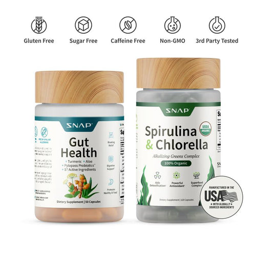 Bellaria - Salud Intestinal + Espirulina & Chlorella (Pack Salud Intestinal)