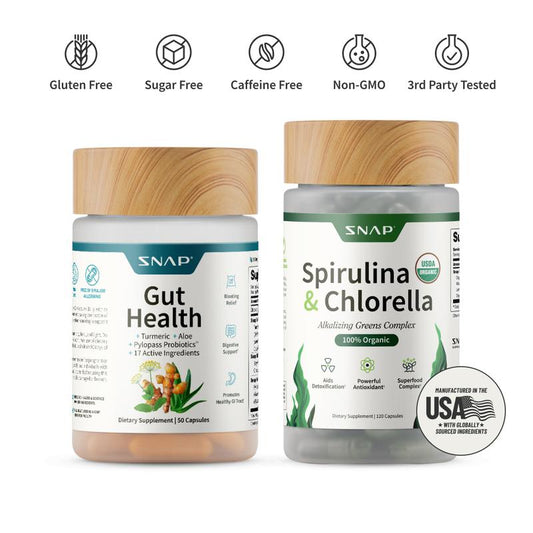 Bellaria - Salud Intestinal + Espirulina & Chlorella (Pack Salud Intestinal)