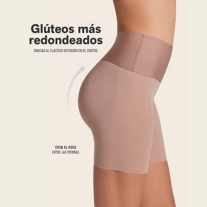 Bellaria - Short de control moderado aspecto invisible con fajón antideslizante