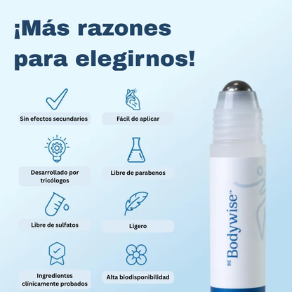 Bellaria - Sérum Avanzado Roll-On para el Crecimiento del Cabello Be Bodywise