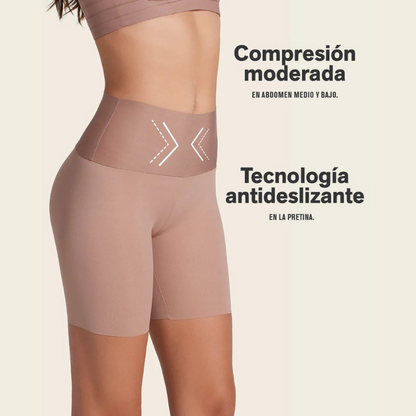 Bellaria - Short de control moderado aspecto invisible con fajón antideslizante