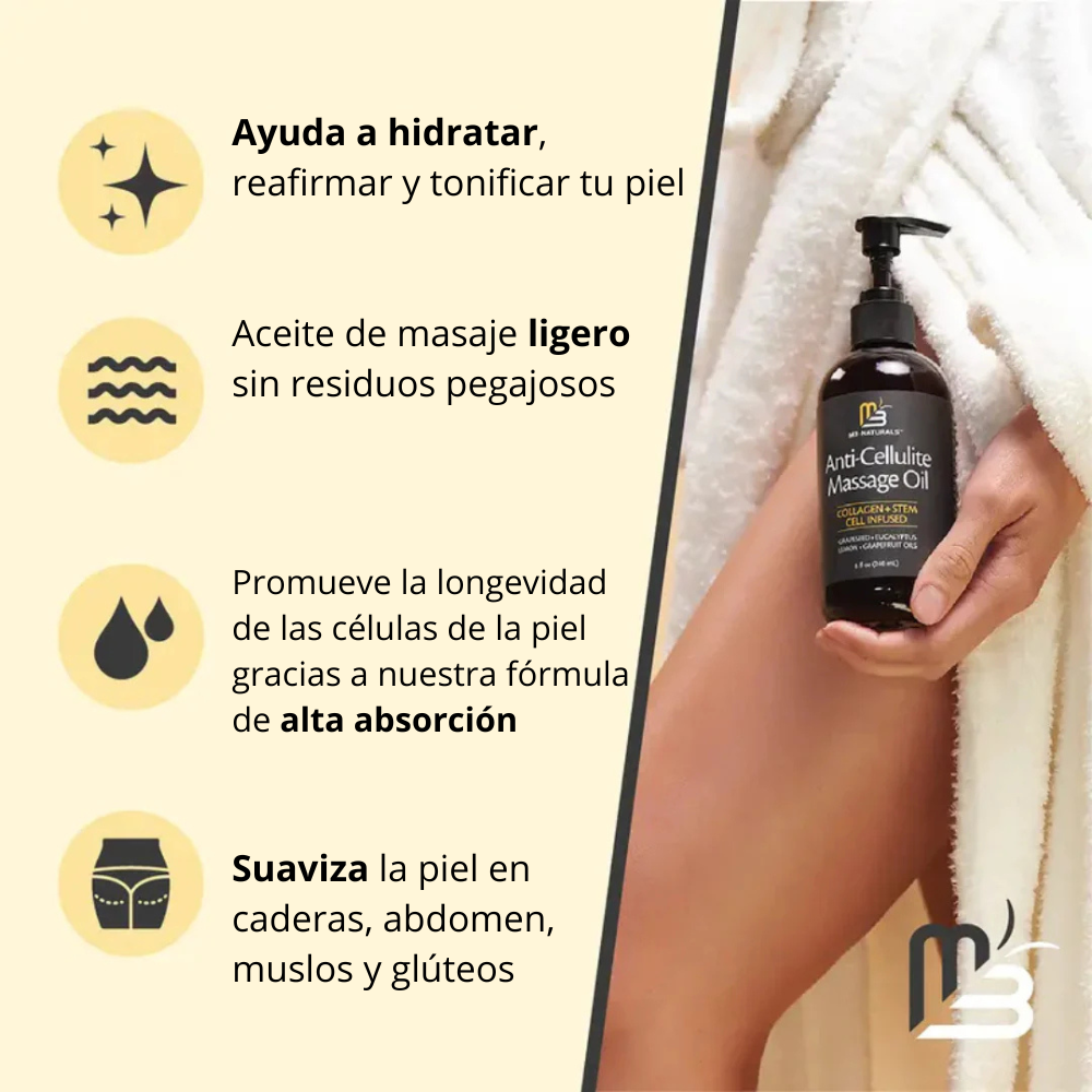 Bellaria - Aceite Anti Celulítico de Masaje