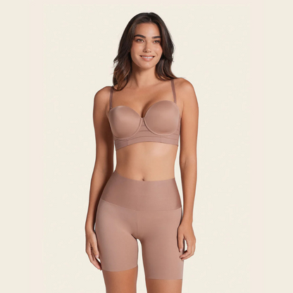 Bellaria - Short de control moderado aspecto invisible con fajón antideslizante