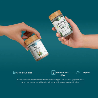 Bellaria - Salud Intestinal + Espirulina & Chlorella (Pack Salud Intestinal)