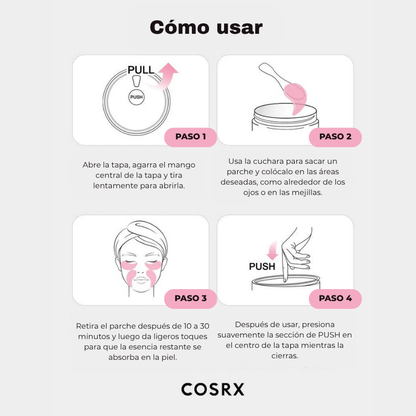 Bellaria - Parches de Hidrogel con Colágeno y Péptidos para Ojos COSRX